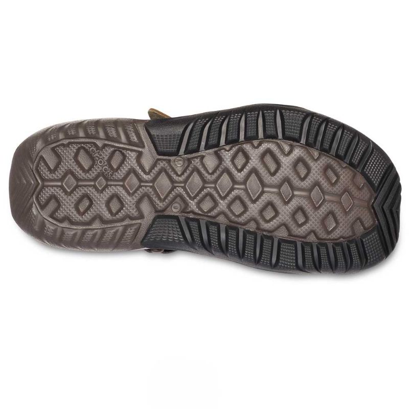 Crocs Mens Swiftwater Mesh Deck Sandal Espresso UK 8 EUR 42-43 US M9 (205289-206)